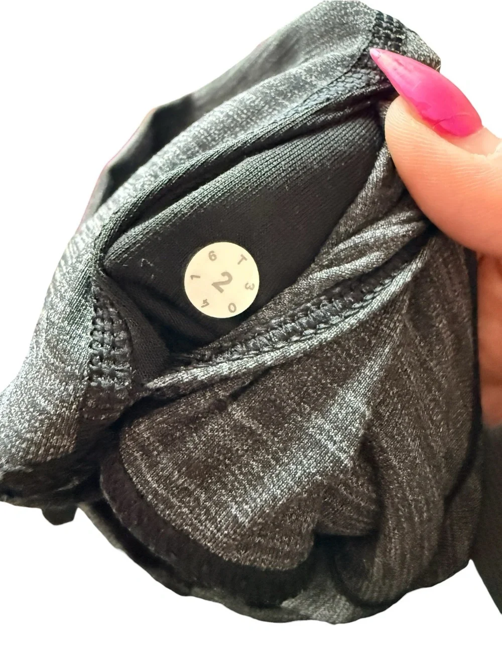 Lululemon Wunder Under High Rise Heathered Gray Leggings Size 2